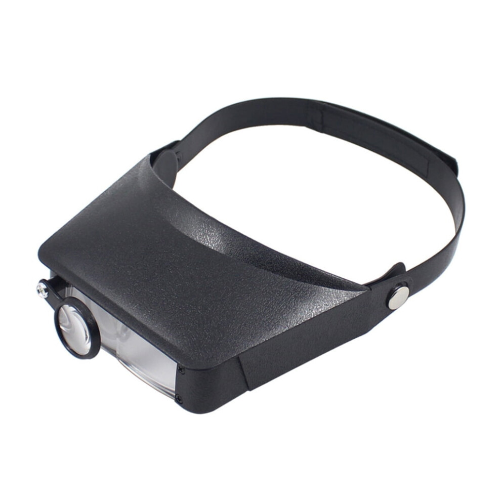 1.5X/3X/9.5X/11X Headband Magnifier Handsfree Head Mount Magnifying Glass Visors Headset for Jewelry Close Work Sewing