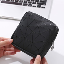 Sanitary Napkin Storage Bag, Menstrual Cup Bag, Flickrese Geometry