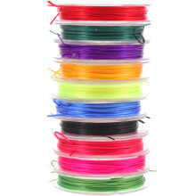 Stretch Beading Rope Cord for Crafts Thread Stretchy Bracelets Colorful Plastic 10 Rolls