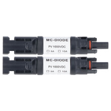 DEWIN Solar Panel Connectors, 1000V Solar PV Connector IP68 Waterproof Solar PV Fuse Holder for Solar Panel Connection (30A)