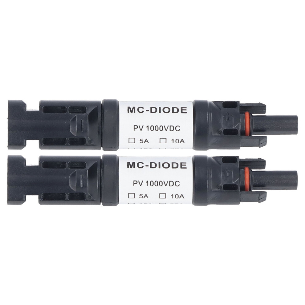 Dewin Solar Panel Connectors, 1000V Solar Pv Connector Ip68 Waterproof Solar Pv Fuse Holder For Solar Panel Connection (30A) 9170372830589