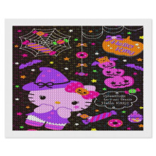 Hello_Kitty Diamond Art Painting Kit for Adults & Beginners, Full Drill 5D Round Drill Paint with Diamonds, 16"x20" DIY Gem Art Craft Kit