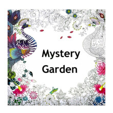 Coloring book Mindfulness Relaxation Anti-Stress Mystery Garden white