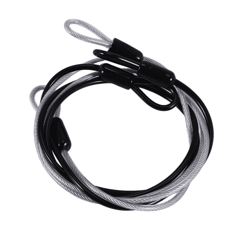 100Cm/3.3Ft Long Travel Security Cable Lock,Braided Steel Coated Luggage Lock, Wire Rope 9170372832880