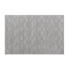 Miayilima Dining Table Place Mats European Style Non-Slip Heat Insulation Bamboo Grain Solid Color Table Mat