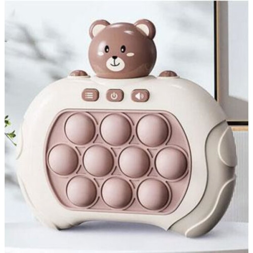 BROWN BEAR Pop It Game - Pop It Pro Light Game Quick Press Fidget Game Brown 250 2