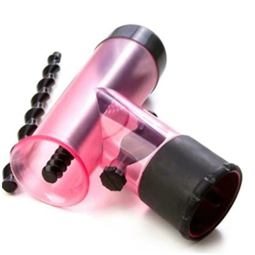 Rosy Hair Dryer Diffuser Attachment for Curly Hair with Adjustable Curl Sticks and Frizz Reduction