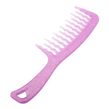 Wide Tooth Comb for Curly Hair with Tangle Wide Teeth, Compact Travel Size and Stylish Transparent Finish