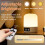 Rechargeable Baby Night Light with Remote, Touch Control, Dimmable 3 Colors, Timer for Nursery 4