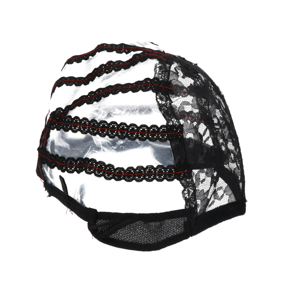 Unisex Black Mesh Wig Cap Stretchable Nylon Breathable Lace For Secure Wig Fit And Hair Care