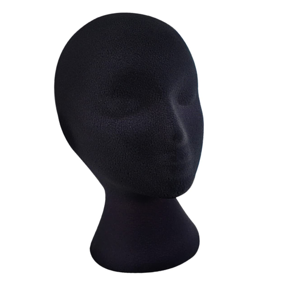 Unisex Wig Mannequin Head Stand For Styling And Storage With Stable Tabletop Support And Hat Display