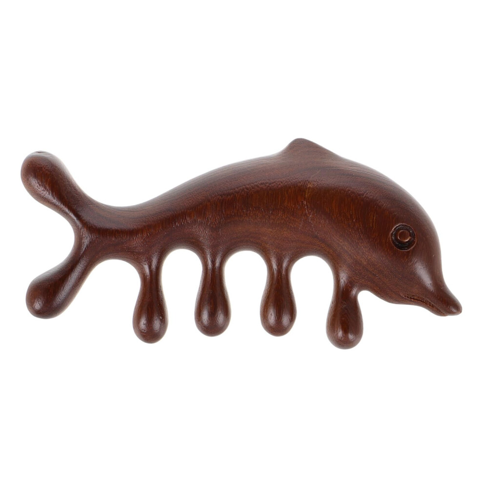 Unisex Wooden Hair Comb With Wide Tooth Design For Smooth Detangling And Gentle Scalp Massage
