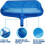 Heavy Duty Pool Skimmer Net with Deep Mesh Bag for Leaf Rake and Surface Debris Removal 4