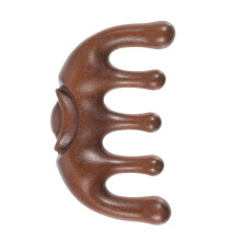 Wooden Scalp Massage Comb Wide Tooth Design for Gentle Detangling and Thick Curly Hair