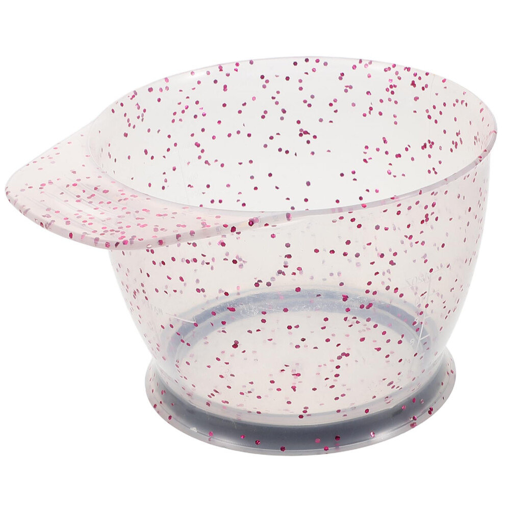 Pink Large Capacity Hair Dye Bowl For Salon With Ergonomic Grip And Even Mixing Performance