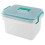 Clear Plastic First Aid Box with Handle, Large TwoLayer Medicine Storage Organizer 1 Pack 1