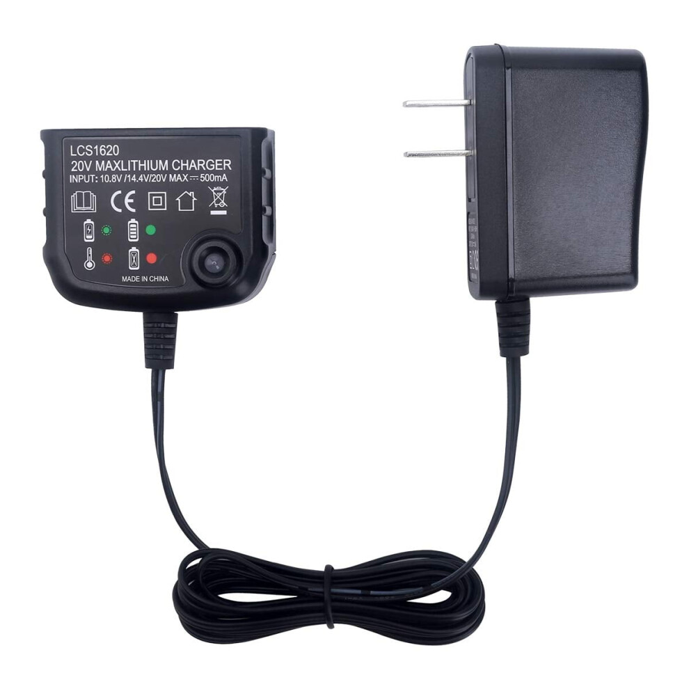 Vividcraft Lcs1620 20V Lithium Battery Charger Compatible With Black & Decker 20V Lithium Battery Lbxr20 Lbx20 Lb20 Lbxr20-Ope Lbx4020 Lb2x4020 9009879028291