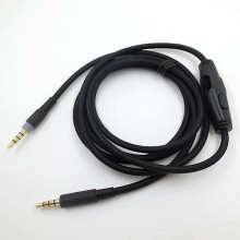 Replacement Audio Cable for Kingston Hyperx Cloud Ii / Hyperx Cloud Alpha High Quality 1.5 Meter Black