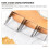 Stainless Steel Biscuit Mold Reusable Square Cookie Cutter Baking Tools Large 5 Pcs 6