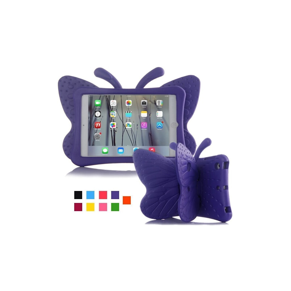 Butterfly-Shaped Children's Case For Compatible With Ipad 10.2/Pro 10.5/Air 3, Purple 9180479490913