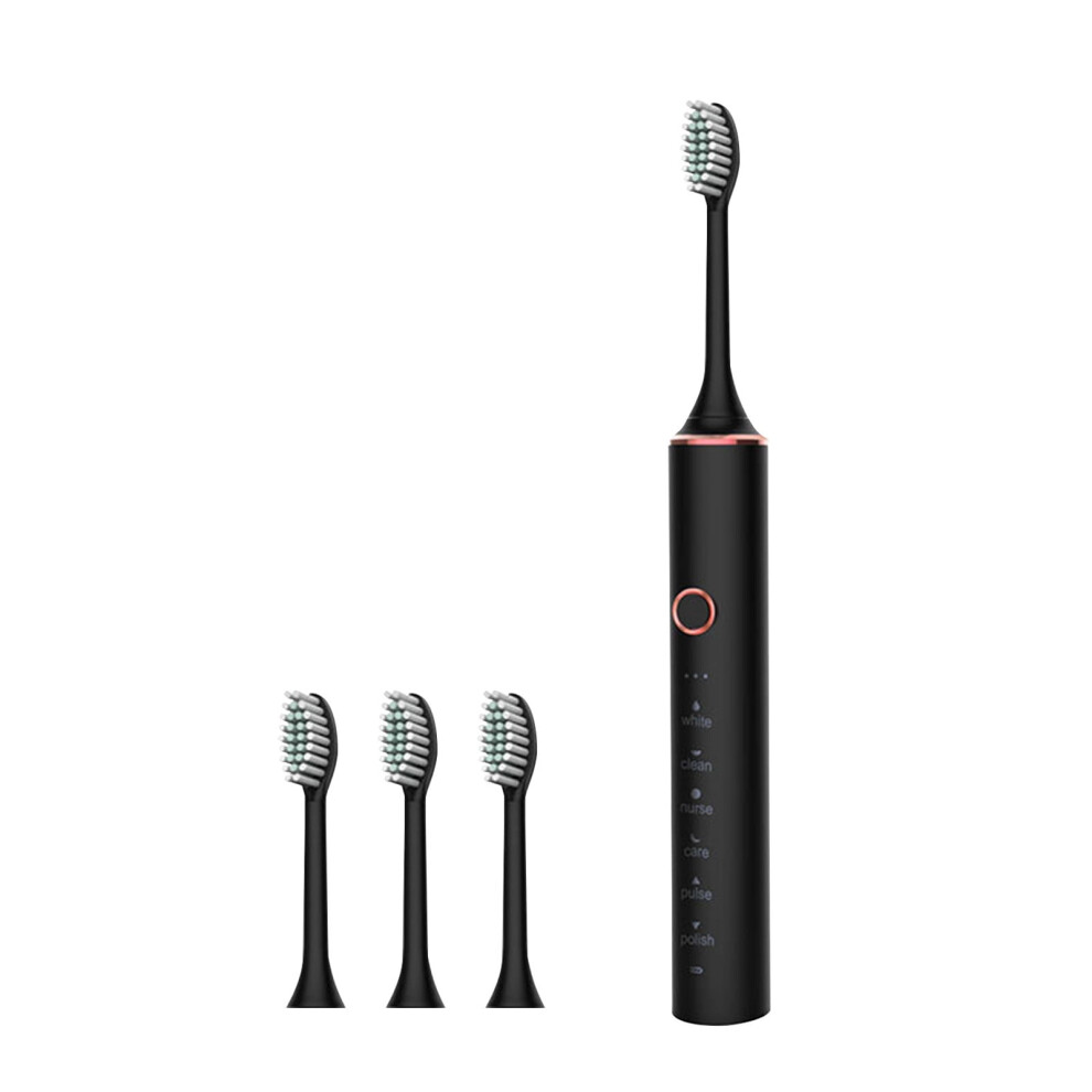 July Prep Clearance Items Home Deals!Zeceouar Electric Toothbrush,Electric Toothbrush With 4 Brush Heads,Smart 6-speed Timer Electric Toothbrush IPX7