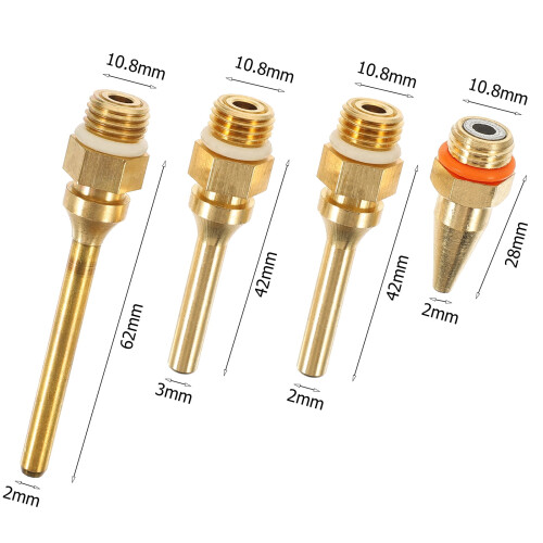 Yongwei 4pcs Glue Nozzle Set Interchangeable Copper Tips 2