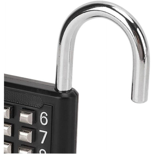 10-Digit Push Button Combination Lock for Gym Locker Toolbox Gate Suitcase - Waterproof & Rustproof Design for Maximum Security 1