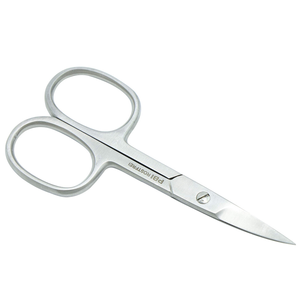 Cuticle Scissors with Fine Precision Tip, Curved Stainless Steel Nail Trimmer for Manicure Pedicure