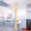Portable Beech Fork Wooden Western Food Serving Fork Smooth Handle Dinner Fork Premium Tableware 4