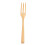 Portable Beech Fork Wooden Western Food Serving Fork Smooth Handle Dinner Fork Premium Tableware 2