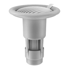 Lightweight Shower Floor Drain with Strong Suction, Backflow Preventer Valve, Anti-Odor Plug for Kitchen & Bathroom – Compatible with Standard