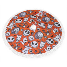 The Nightmare Before Christmas Cartoon Christmas Tree Skirt for Xmas Holiday Party Supplies Large Tree Mat Decor 36"