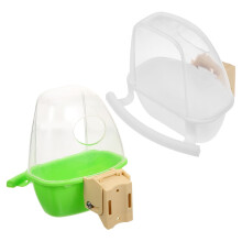 Bird Feeder for Birds Feeders Pigeon Hamster Water Dispenser Food Cage Container Bowls 2 Pcs