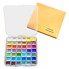 20/42/60 Colors Watercolor Paints Set for Kid Beginner Painting on Wood Paper