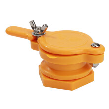 HBASD Honey Gate Valve, Honey Extractor Tap Bottling Honey Extractor, Bee Hive Honey Spinner Tool Beekeeping Supplies Equipment (Orange)