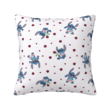Stitch Cartoon Pillowcase Decorative Throw Pillow Covers, For Sofa Home Decor, Choose Happy Seasonal Couch Cushion Case 12"X12"