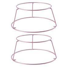 Bread Cooling Rack 2 Pcs Storage Holder Baking Pan Valentines Doilies Round Cake Carrier Stainless Steel