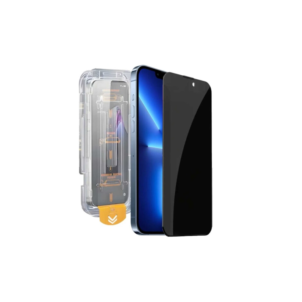 Easy Install Compatible With Iphone 13 Pro Max Privacy Screen Protector Hd Tempered Glass Transparent 9557311179518