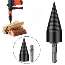 Uclet Drill Bit Firewood Machine Drill Wood Reamer Punch Bit For Split Wood Cone-Drilling Tool
