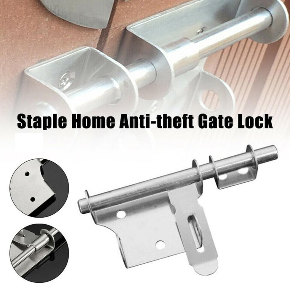 Heavy Duty Bolt Latch Gate Latches Safety Door Lock Stainless Steel Hardware 9557311180057