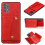 Compatible with Samsung Galaxy A32 - Practical Stylish Case with Card Holder Grey 4