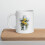 White glossy mug, with Decorated Cross Design 1