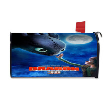 Personalized Mailbox Cover 25.5"x21" - Custom Double-Sided Outdoor Decoration for Garden, Courtyard - Compatible with How To Train Your Dragon