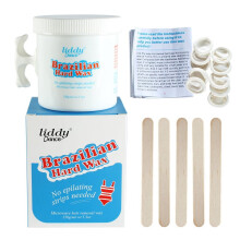 150g Unisex Microwave Hair Removal Wax 5pcs Applicator 10pcs Finger Protector Set