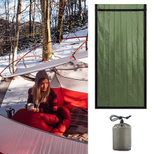 Emergency Sleeping Bag with PE Aluminum Film, Insulation Mat for Camping Trekking Adventure Tent, First Aid, Christmas Decorations - 2024 Clearance