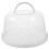 Clear Plastic Cake Carrier with Lid and Handle - Round Cake Keeper Box 1