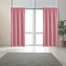 BGZLEU Blackout Curtains – Thermal, Noise Reducing, Energy Saving, Blush Pink, 52x63 Inch, 1 Panel, Rod Pocket