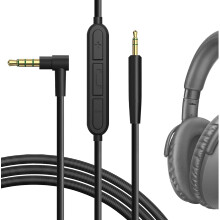 Audio Cable with Compatible with Sennheiser Momentum 4, PXC 550, PXC 550 II Cable, 2.5mm Aux Replacement