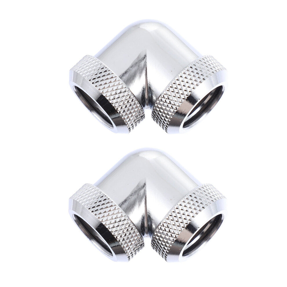 2Pcs Brass Fitting For Computer Water Cooling 90 Degree Rotary Extender Supply 9418476326950