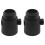 Shower Flow Control Valve G1/2 Matte Black OneButton Shut Off Regulator for Universal Shower 2PCS 1